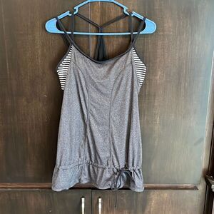 Lucy Bra Racer Back Tank Top Size Medium